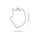 Placa Friends Perro "My Family" Akita Inu