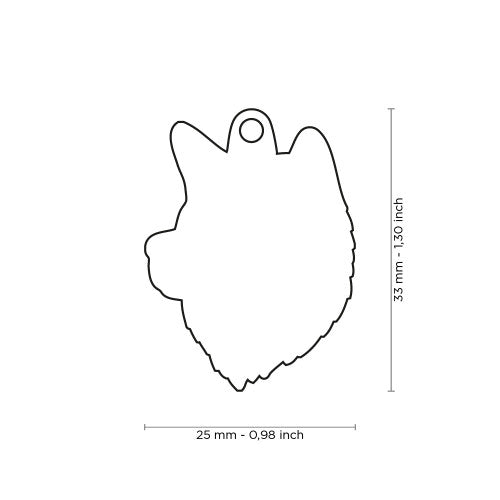 Placa Friends Perro "My Family" Akita Inu