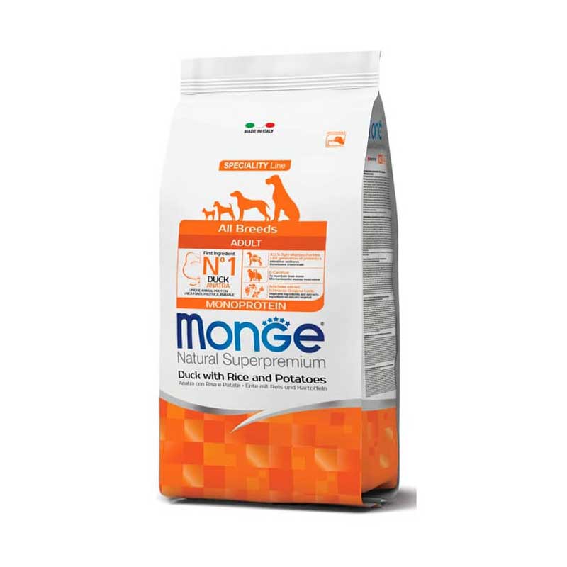 Monge Perro All Breed Duck - 2,5 Kg