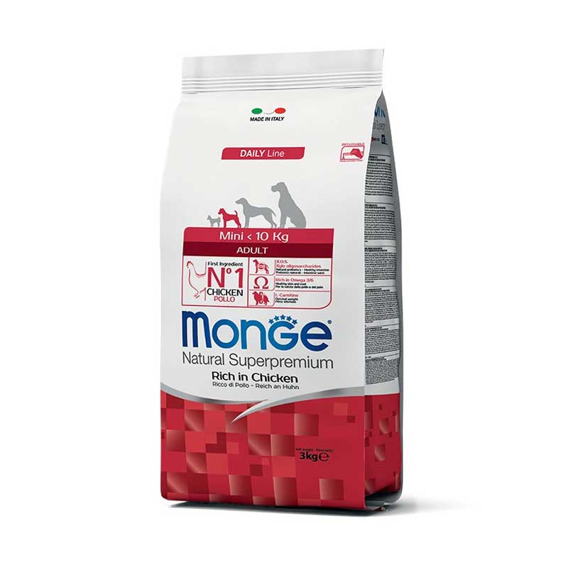 Monge Perro Mini Adult Chicken - 3 Kg