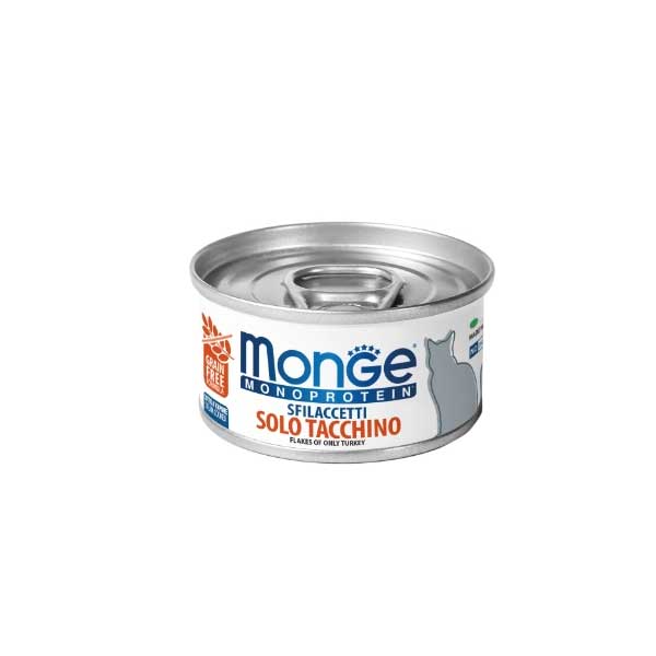 Monge Lata Gato Mono Protein Flakes Pavo 80 g