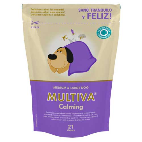 Premios Calmantes para Perros Medianos y Grandes Multiva