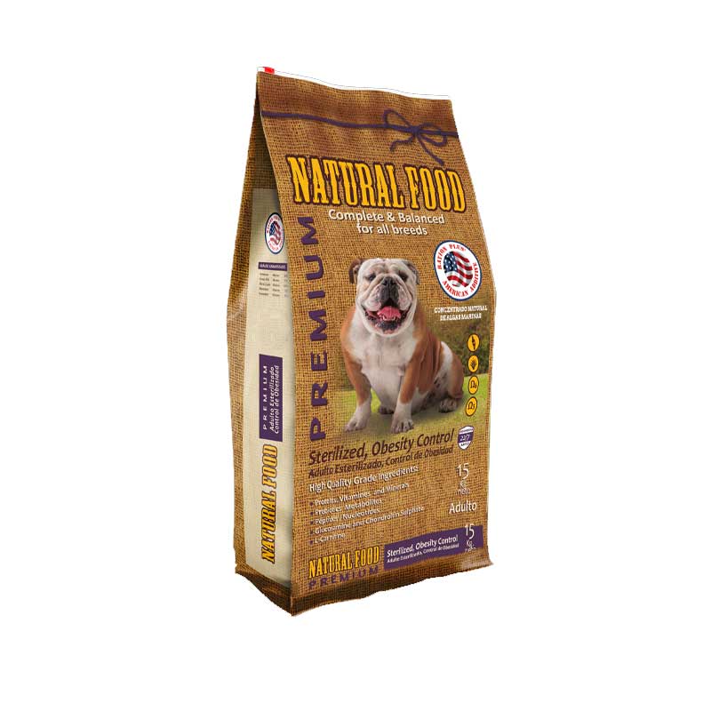 Natural Food para Perros Esterilizados o Sobrepeso 15 Kg