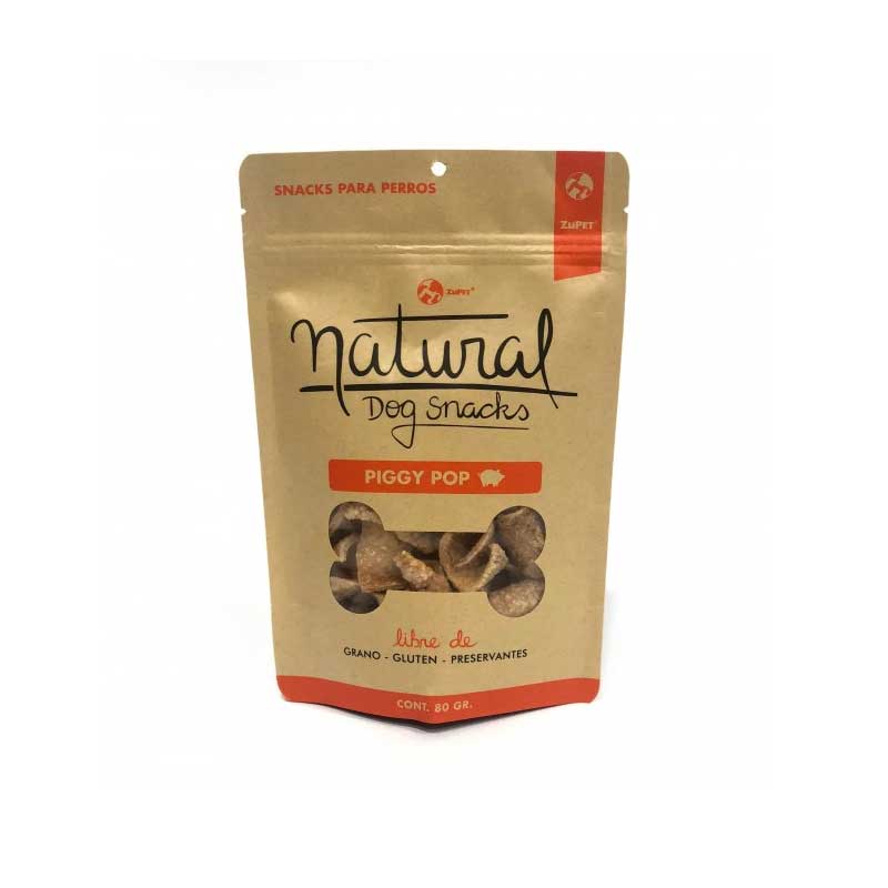 Snack Natural Piggy Pop de Cerdo 80 g