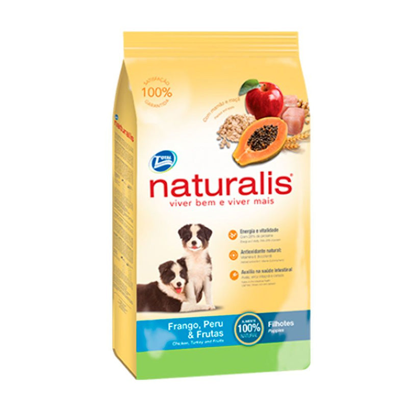 Naturalis Pollo, Pavo y Frutas para Cachorros