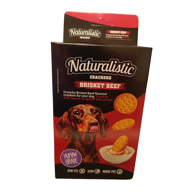 Naturalistic Snack Crackers Brisket Beef 200 g