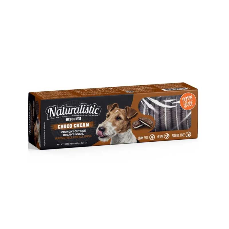 Naturalistic Snack Biscuits Choco Cream 120 g