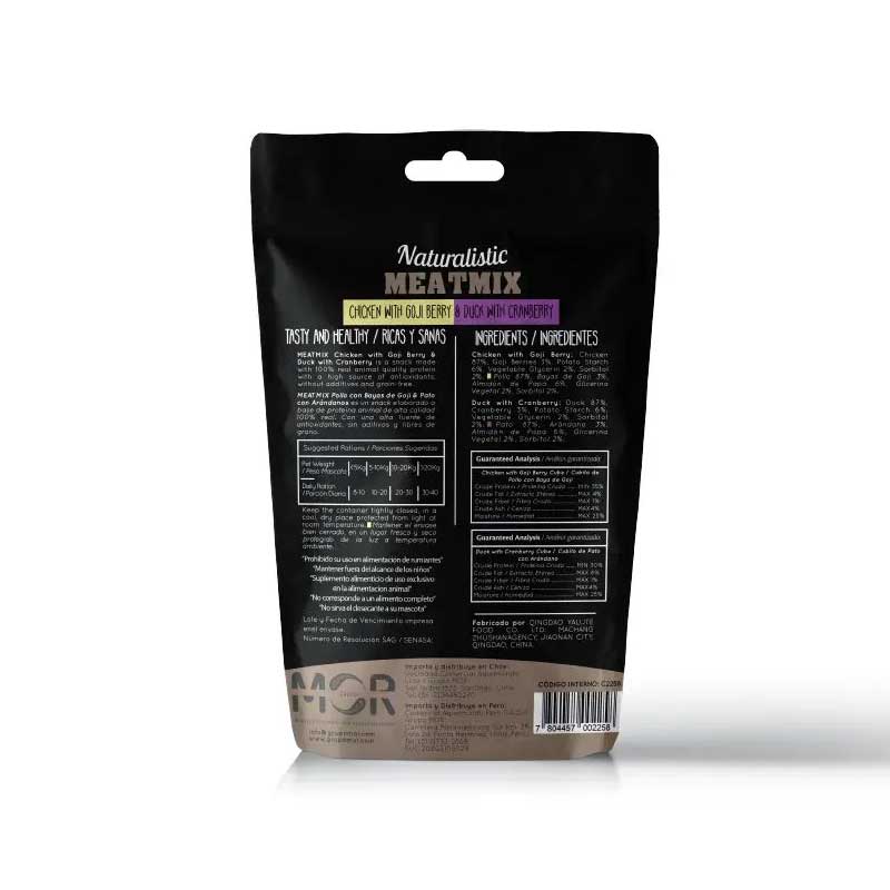 Naturalistic Snack MeatMix Chicken & Duck 100 g