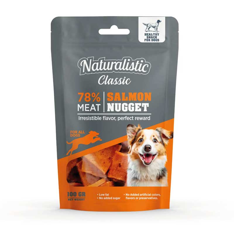 Naturalistic Snack Nuggets de Salmón para Perros 100 g