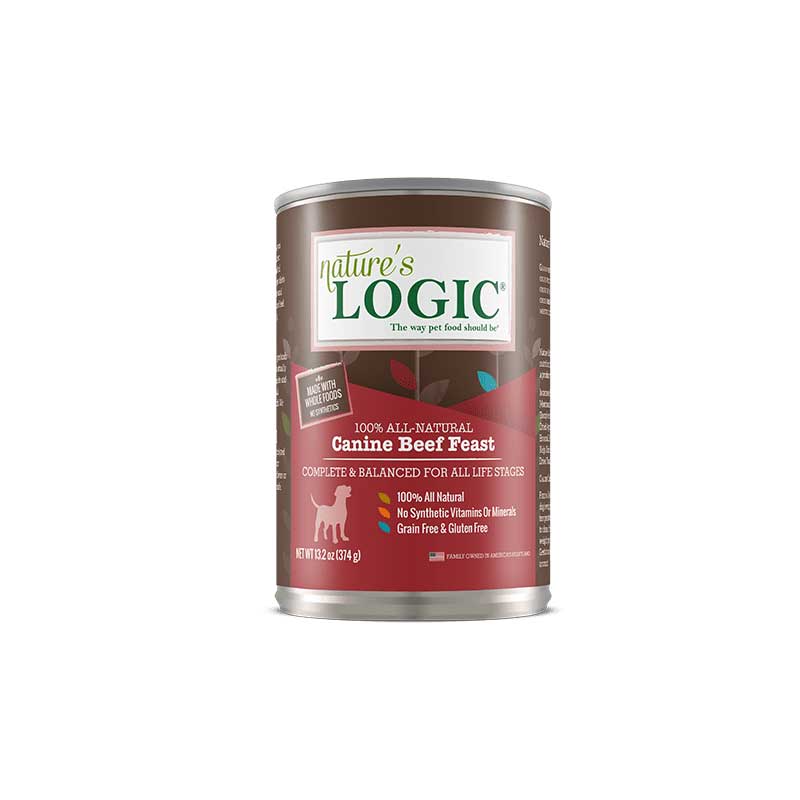Nature's Logic Lata Vacuno para Perros 374 g