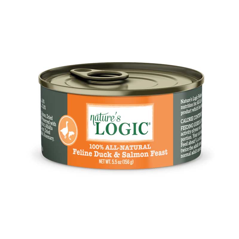 Nature's Logic Lata Pato y Salmón para Gatos 156 g