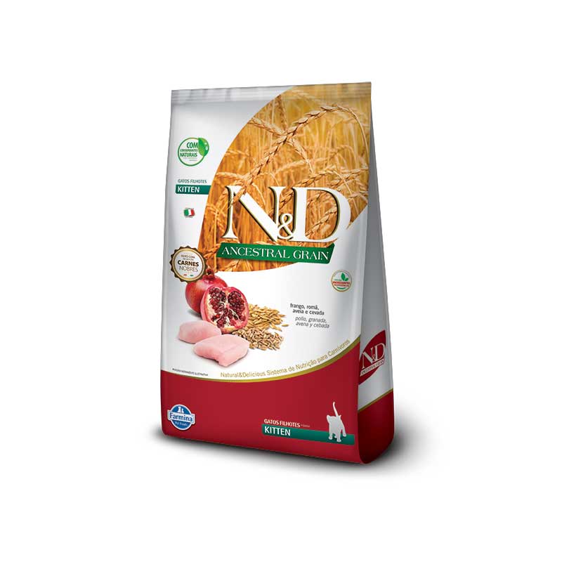 N&D Grano Ancestral Pollo para Gatitos - 1,5 Kg