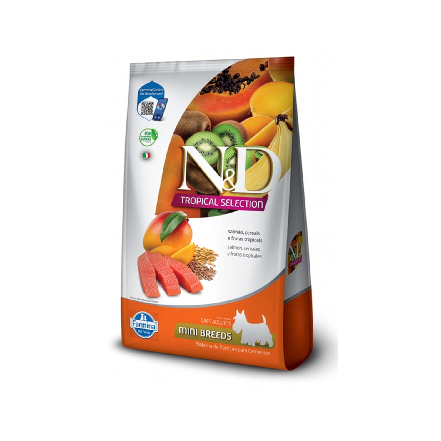 N&D Tropical Selection Salmón para Perros Pequeños y Mini 2,5 Kg