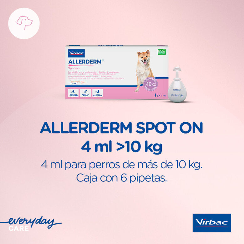 Allerderm spot-on sobre 10 Kg