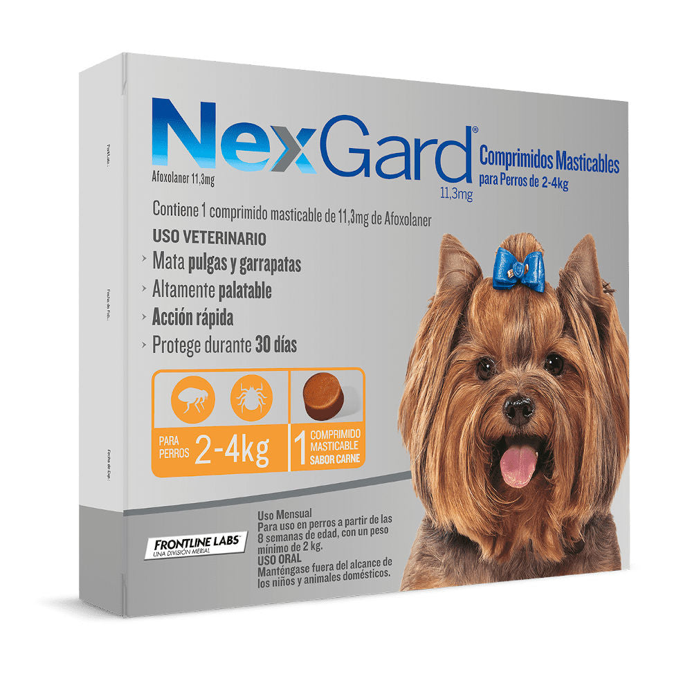 NexGard Antiparasitario Externo (1 Comprimido) - 4,1 a 10 Kilos