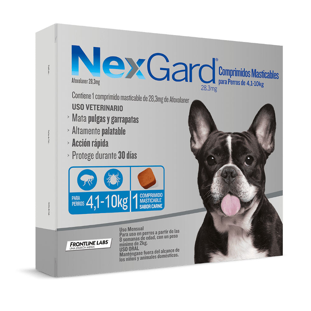 NexGard Antiparasitario Externo (1 Comprimido) - 10,1 a 25 Kilos