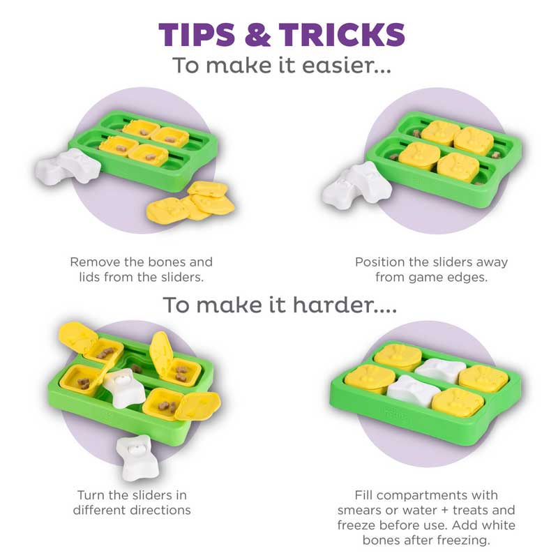 Nina Ottosson "Dog Brick" Small Verde