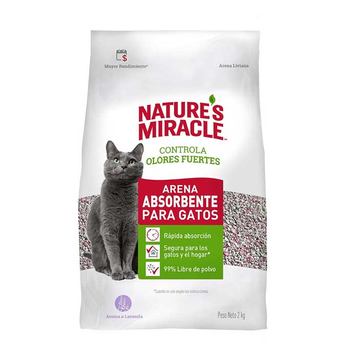 Nature's Miracle Arena Sanitaria Lavanda 2 Kg