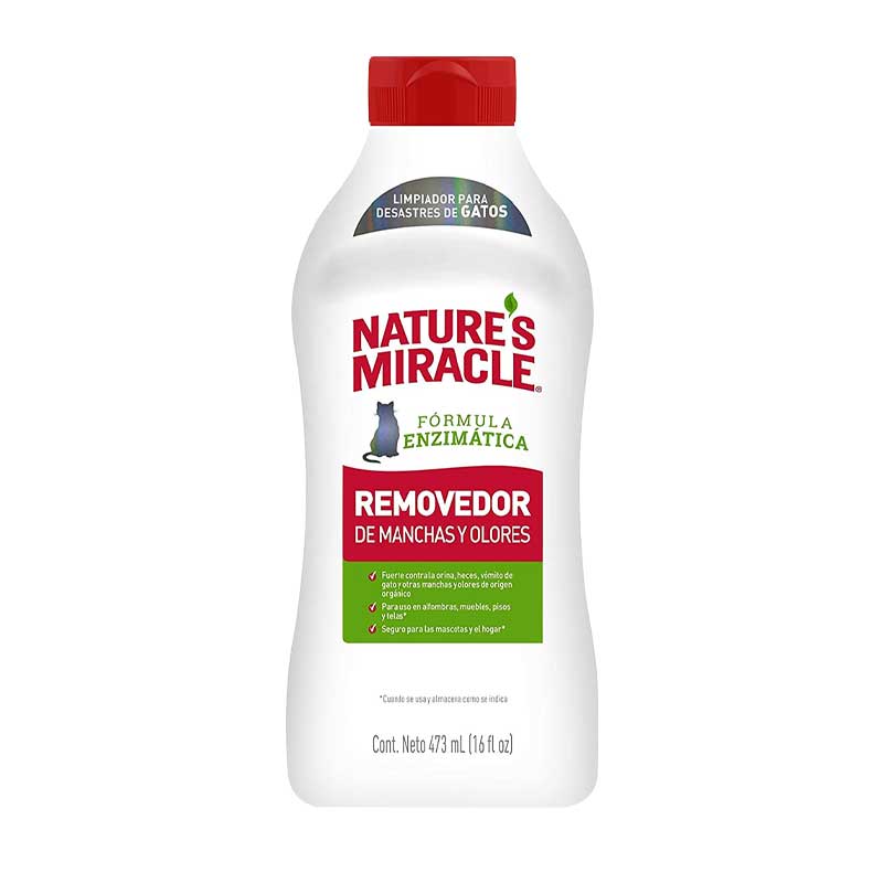 Nature's Miracle Eliminador de Manchas y Olores para Gatos 473 ml