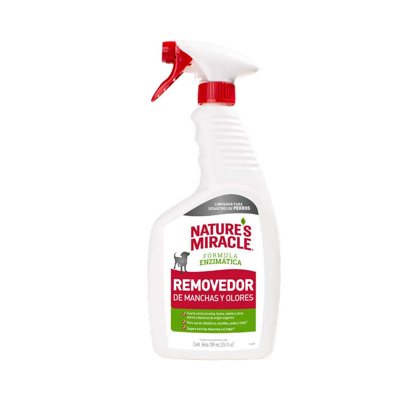 Nature's Miracle Eliminador de Manchas y Olores para Perros 709 ml