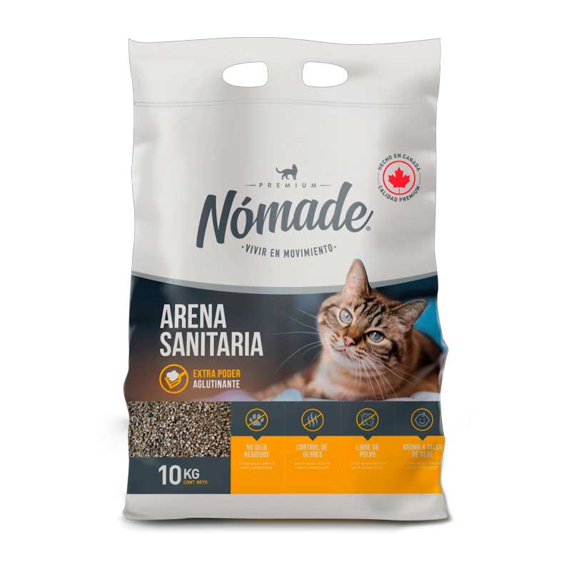 Nómade Arena Sanitaria para Gatos 10 Kg