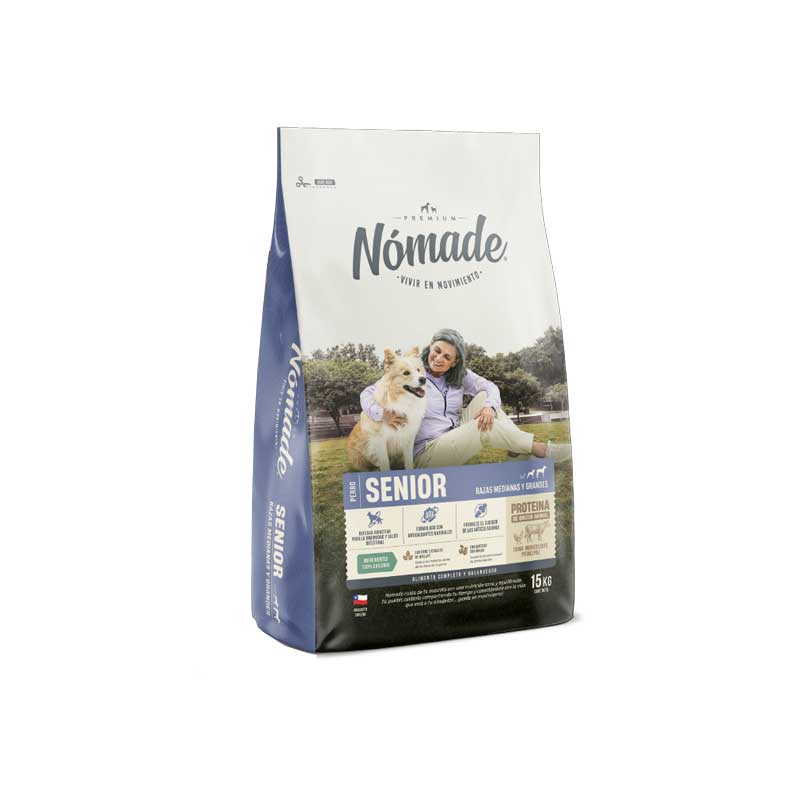 Nómade para Perros Senior Razas Medianas y Grandes - 3 Kg