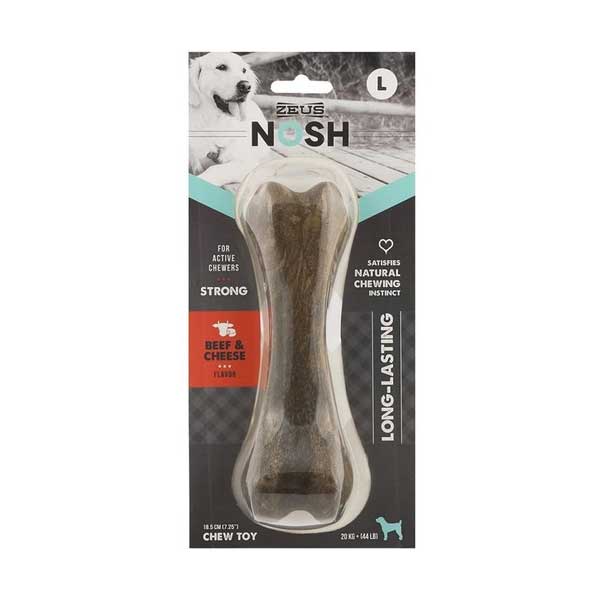 Hueso de Juguete Nosh Duro Sabor Carne Queso