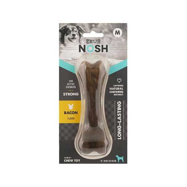 Hueso de Juguete Nosh Duro Sabor Tocino - M