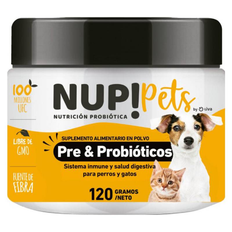 Suplemento Pre & Probióticos Nup! Pets Carne