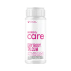 Nup! Pets Care Dry Body Talcum Probiótico en envase blanco con tapa, talco en polvo para mascotas con fórmula probiótica