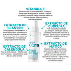 Nup! Pets Dermo & Skin Spray Postbiótico en botella blanca con atomizador, diseño minimalista y solución para cuidado dérmico