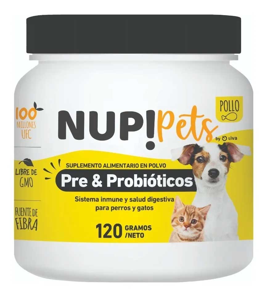 Suplemento Pre & Probióticos Nup! Pets Pollo
