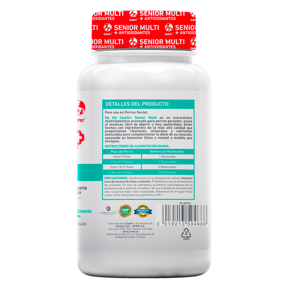 Suplemento Nutracéutico Senior Multi Antioxidantes