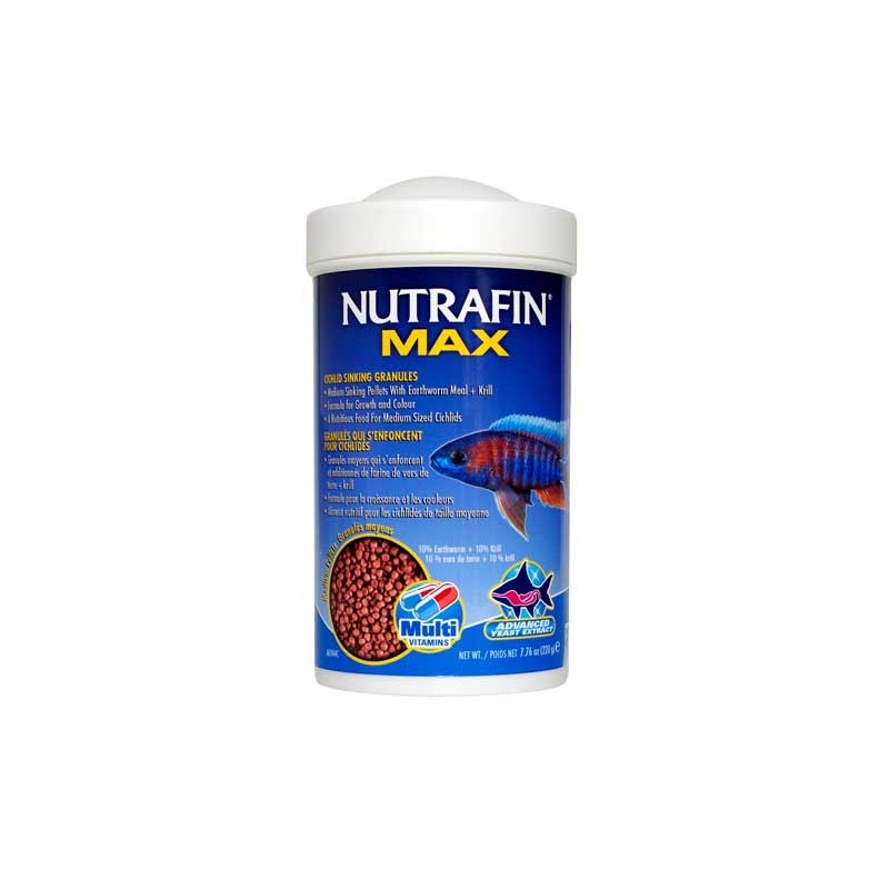 Nutrafin Max Pellet Mediano para Peces Cíclidos