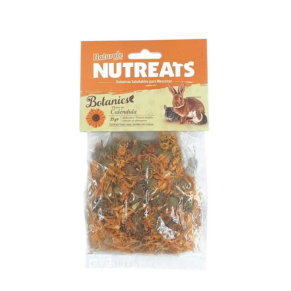 Golosinas "Nutreats" para Pequeños Animales Flores de Caléndula 