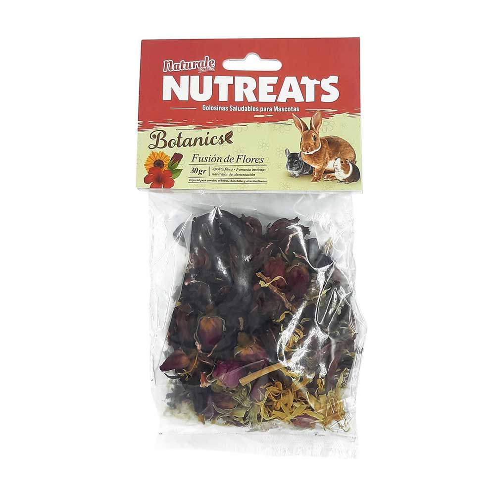 Golosinas "Nutreats" para Pequeños Animales Fusión de Flores