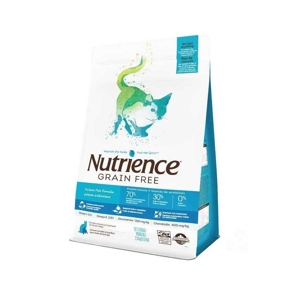 Nutrience Grain-Free Pescado Oceánico para Gatos - 2,5 Kg