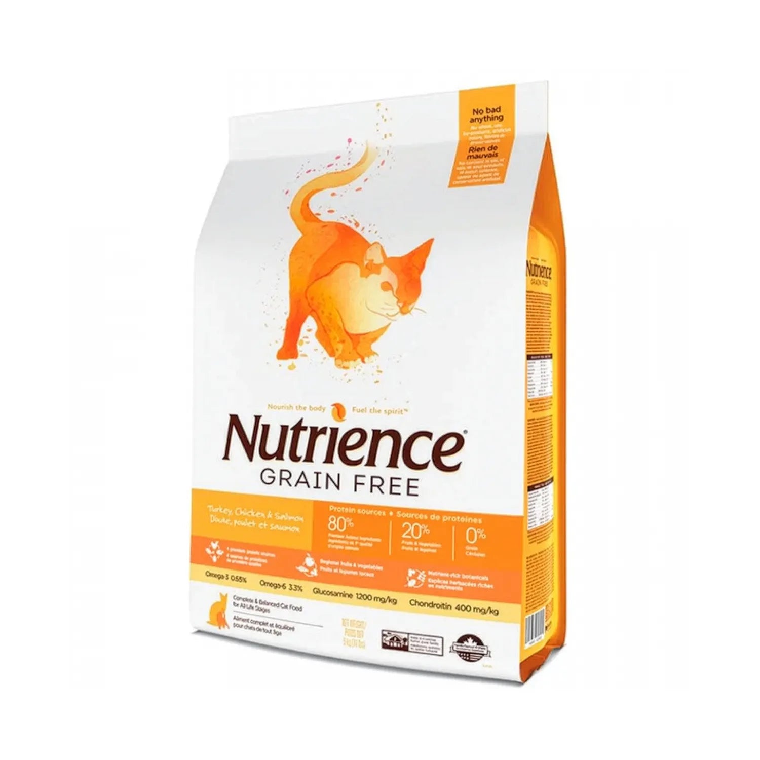 Bolsa Nutrience Grain-Free Pavo/Pollo/Arenque para Gatos con fórmula sin granos y proteínas naturales