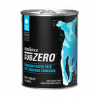 Nutrience Lata Subzero Canadian Pacific para Perros en formato paté, alimento húmedo sin granos presentado en lata metálica.