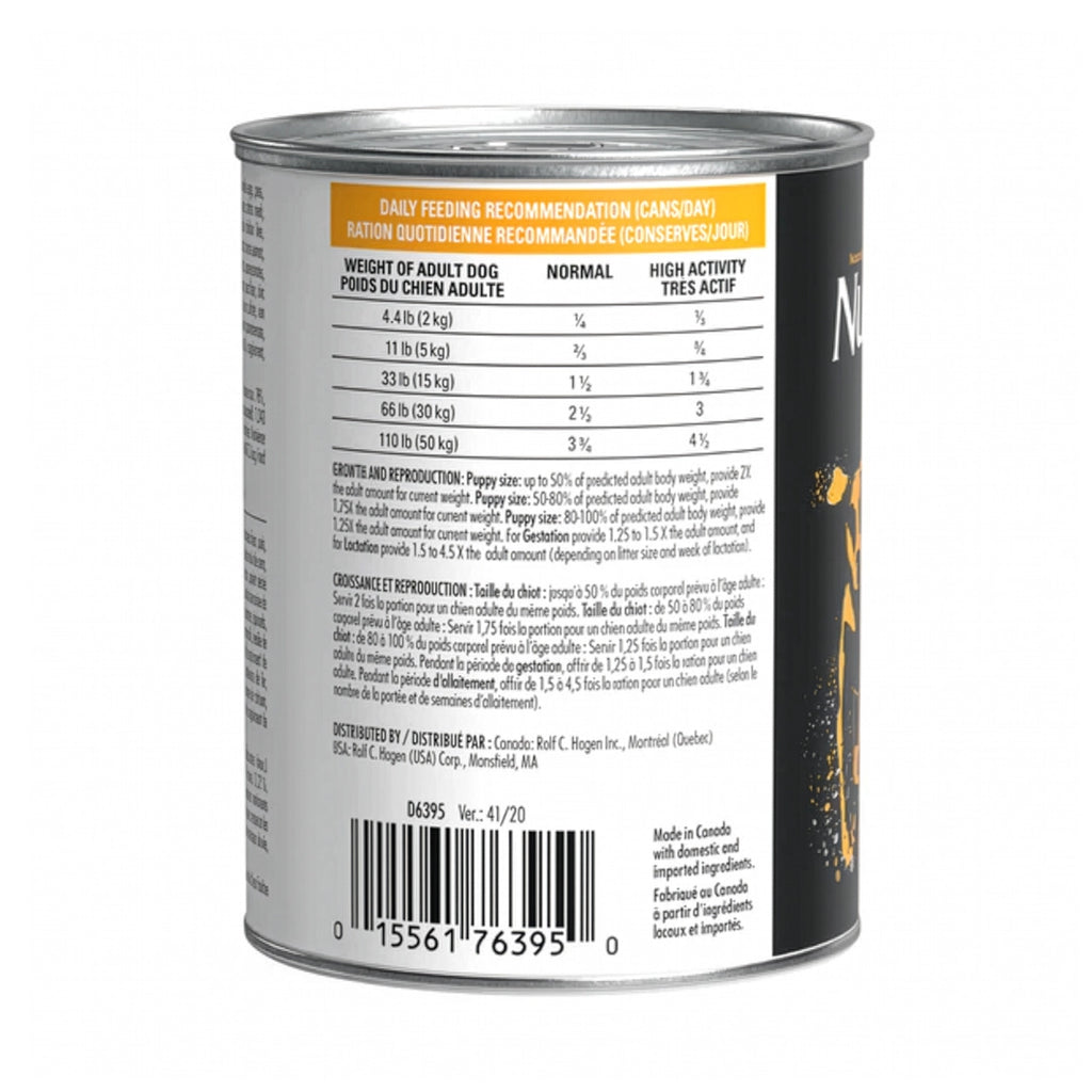 Nutrience Lata Subzero Fraser Valley para Perros en formato paté, alimento húmedo sin granos presentado en lata metálica.