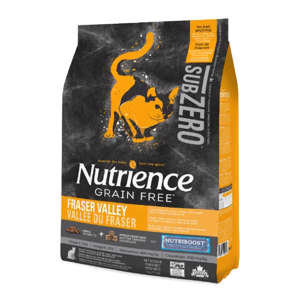 Nutrience SubZero Fraser Valley para Gatos - 4,5 Kg
