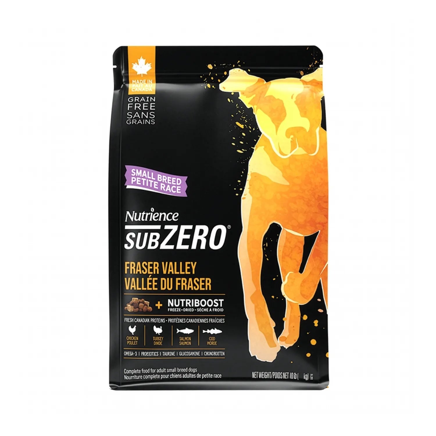 Nutrience SubZero Fraser Valley para Razas Pequeñas, alimento premium grain free para perros adultos pequeños
