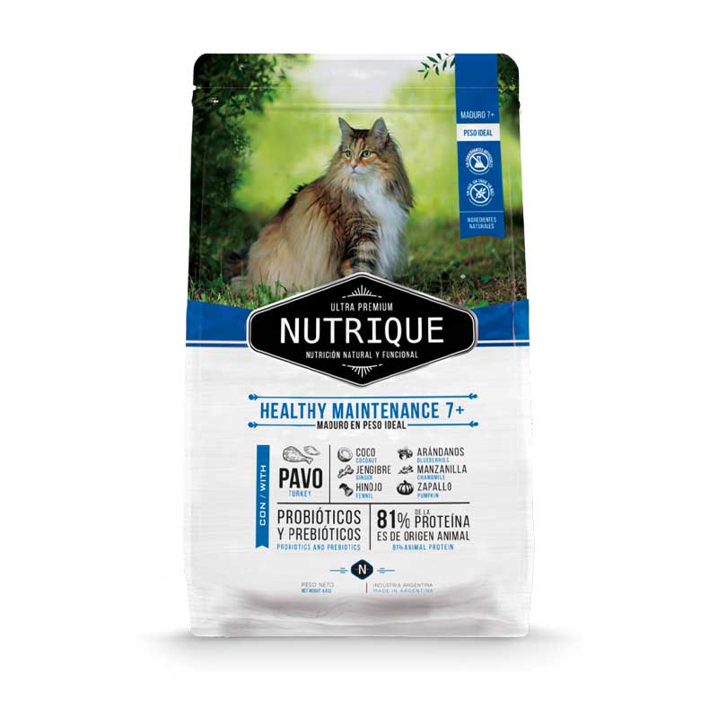 Nutrique Healthy Maintenance para Gatos Senior 7+ - 2 Kg