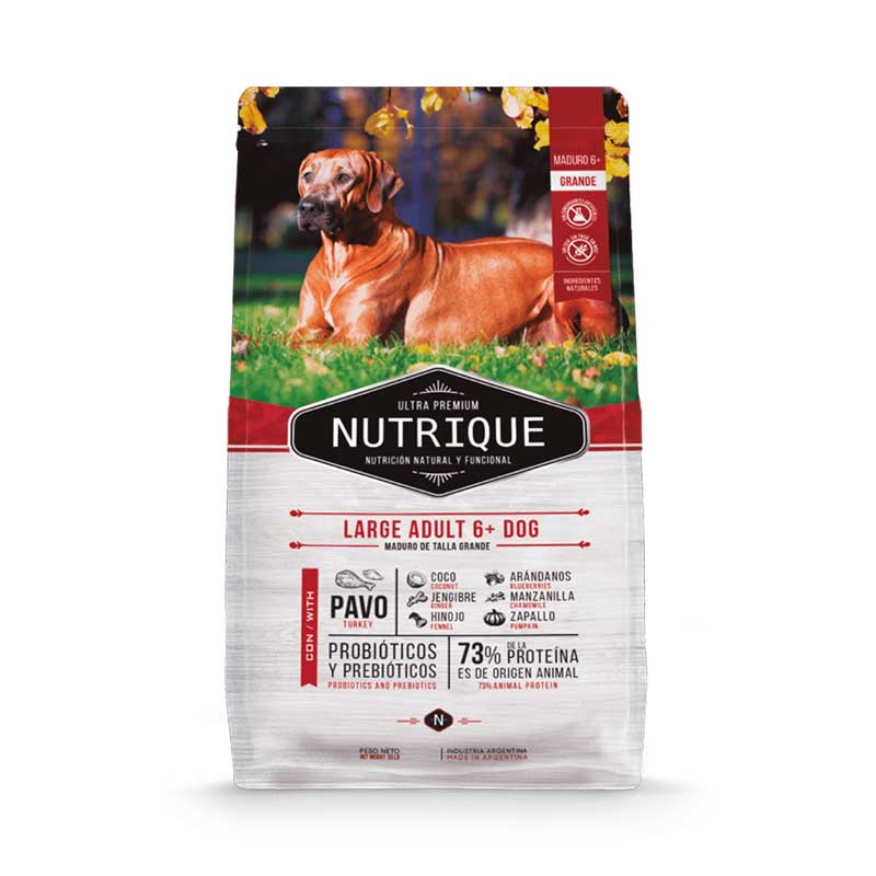 Nutrique para Perros Senior 6+ Razas Grandes - 15 Kg