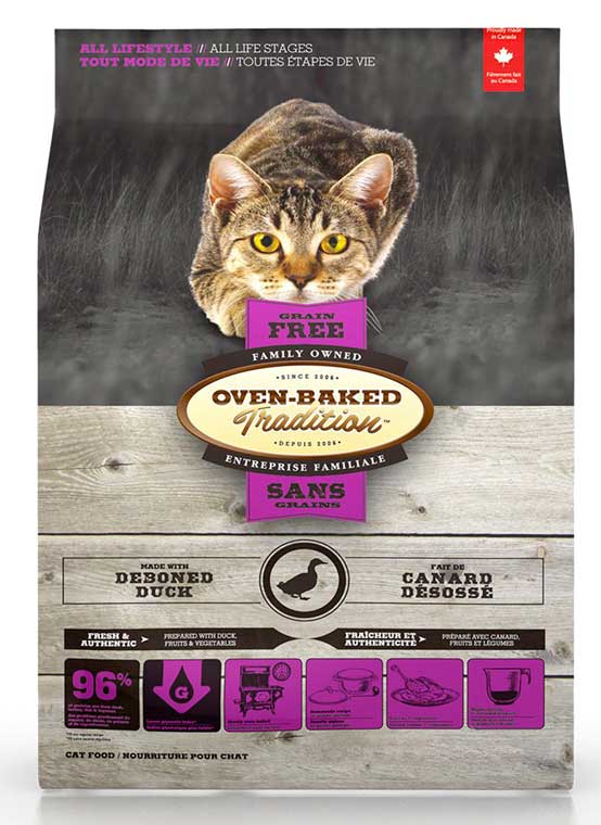 Oven-Baked Grain Free de Pato para Gatos