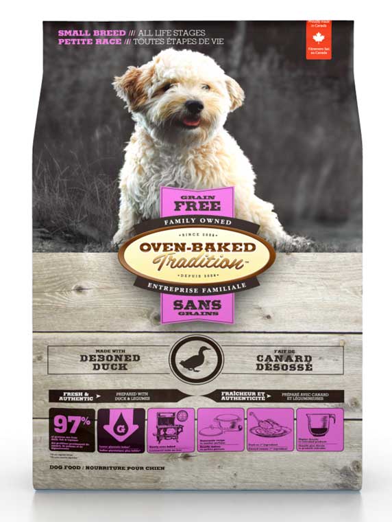 Oven-Baked Grain Free Pato para Perros Razas Pequeñas - 4,55 kilos