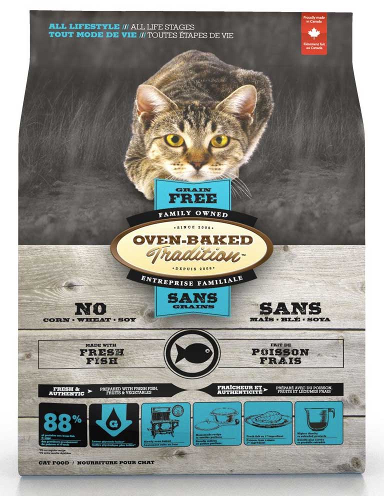 Oven-Baked Grain Free de Pescado para Gatos - 4,54 kilos