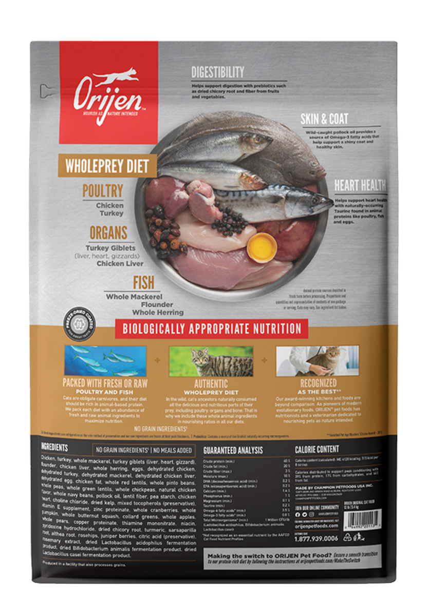 Orijen "Original Cat" para Gatos