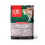 Orijen Fit & Trim para Gatos alimento seco premium con pollo, pavo y pescado salvaje, fórmula rica en proteína para gatos.