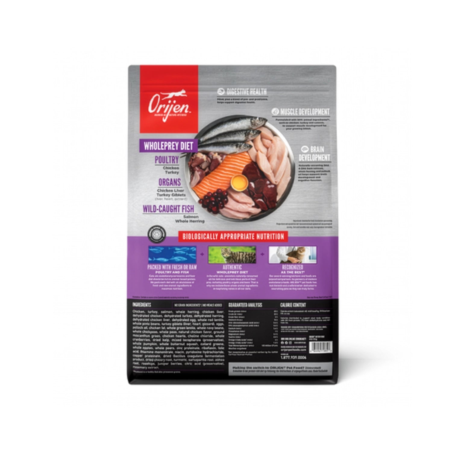 Orijen "Kitten fórmula" para Gatitos alimento seco premium con pollo, pavo y pescado salvaje, receta rica en proteína.